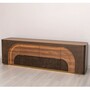 Casa Padrino Luxus Sideboard mit 4 T�ren und 2 Schubladen Braun / Grau / Messing 226,5 cm - Luxus M�bel