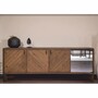 Casa Padrino Luxus Sideboard mit 4 T�ren Braun 210 cm - Luxus M�bel