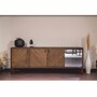 Casa Padrino Luxus Sideboard mit 4 T�ren Braun 210 cm - Luxus M�bel