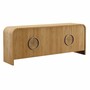 Casa Padrino Luxus Eichenholz Sideboard mit 4 T�ren Naturfarben 220 cm - Luxus Eichenholz M�bel
