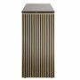 Casa Padrino Luxus Sideboard mit 3 T�ren und Marmorplatte Schwarz / Gold 160 cm