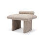 Casa Padrino Luxus Sitzbank 66.5 x 51.5 x H. 54 cm - Sitzbank mit Stoffbezug - Moderne Flur M�bel - Luxus Qualit�t 