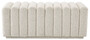 Casa Padrino Luxus Sitzbank Cremefarben 116 x 47 x H. 46 cm - Gepolsterte Wohnzimmer Bank - Wohnzimmer M�bel - Hotel M�bel - Luxus M�bel