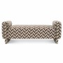 Casa Padrino Luxus Sitzbank Braun 156 cm - Wohnzimmer & Hotel M�bel