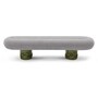 Casa Padrino Luxus Sitzbank Khaki 168 x 52 x H. 41 cm - Sitzbank mit Stoffbezug - Moderne Flur M�bel - Luxus Qualit�t 