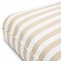 Casa Padrino Luxus Outdoor Sitzsack Wei� / Beige 118 cm - Garten Sitzkissen