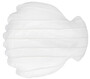 Casa Padrino Luxus Sitzsack Seemuschel Wei� 150 x 135 x H. 35 cm - Schwimmender Sitzsack - Handgefertigtes Sitzkissen - Garten Deko - Terrassen Deko - Pool Deko - Luxus Accessoires