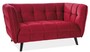 Casa Padrino Luxus Wohnzimmer Sofa mit edlem Samtstoff 145 x 85 x H. 78 cm - Luxus M�bel