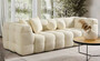 Casa Padrino Luxus Sofa Creme 235 x 75 x H. 100 cm - Wohnzimmer Sofa - Hotel Sofa - Wohnzimmer M�bel - Hotel M�bel - Luxus M�bel - Luxus Einrichtung - Wohnzimmer Einrichtung
