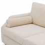 Casa Padrino Luxus Sofa Creme / Schwarz 325 cm - Hotel M�bel - Wohnzimmer M�bel - Luxus M�bel - Luxus Interior