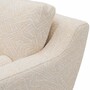 Casa Padrino Luxus Sofa Creme / Schwarz 325 cm - Hotel M�bel - Wohnzimmer M�bel - Luxus M�bel - Luxus Interior