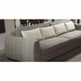 Casa Padrino Luxus Sofa Grau / Schwarz 337 cm - Luxus Wohnzimmer & Hotel M�bel