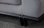 Casa Padrino Luxus Sofa Grau / Schwarz 230 x 102 x H. 88 cm - Wohnzimmer Sofa - Hotel Sofa - Wohnzimmer M�bel - Wohnzimmer Einrichtung - Hotel M�bel - Luxus M�bel - Luxus Einrichtung