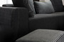 Casa Padrino Luxus Sofa Schwarz / Wei� 253 x 96 x H. 87 cm - Wohnzimmer Sofa - Hotel Sofa - Wohnzimmer M�bel - Wohnzimmer Einrichtung - Hotel M�bel - Luxus M�bel - Luxus Einrichtung