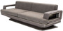 Casa Padrino Luxus Sofa Grau / Silber 270 x 94 x H. 76 cm - Wohnzimmer Sofa - Hotel Sofa - Wohnzimmer M�bel - Wohnzimmer Einrichtung - Hotel M�bel - Luxus M�bel - Luxus Einrichtung