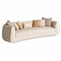 Casa Padrino Luxus Sofa Creme 308 cm - Luxus Wohnzimmer & Hotel M�bel