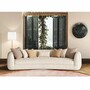 Casa Padrino Luxus Sofa Creme 308 cm - Luxus Wohnzimmer & Hotel M�bel