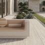 Casa Padrino Luxus Sofa Creme / Beige 180 cm - Wetterfestes Beton Sofa