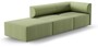 Casa Padrino Luxus Sofa Rechte Seite Gr�n 270 cm - Modulares Wohnzimmer Sofa - Luxus Wohnzimmer M�bel