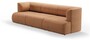 Casa Padrino Luxus Sofa Braun 270 cm - Modulares Wohnzimmer Sofa - Luxus Wohnzimmer M�bel