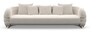 Casa Padrino Luxus Sofa Modern Grau / Beige - Hochwertige Verarbeitung - Moderne Wohnzimmer M�bel - Luxus Qualit�t 