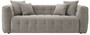 Casa Padrino Luxus Sofa Grau 230 x 100 x H. 75 cm - Wohnzimmer Sofa mit 4 Kissen - Wohnzimmer M�bel - Luxus M�bel - Wohnzimmer Einrichtung - Luxus Einrichtung - Luxus Qualit�t