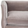 Casa Padrino Wohnzimmer Sofa Grau 225 x 79 x H. 75 cm - Luxus Samtsofa