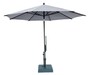 Casa Padrino Luxus Sonnenschirm Anthrazit / Grau - Quadratischer Gartenschirm mit Aluminium Mast und Polyacryl Bezug - 250 x 250 cm