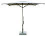 Casa Padrino Luxus Sonnenschirm Anthrazit / Grau - Runder Gartenschirm mit Aluminium Mast und Polyacryl Bezug - Durchmesser 300 cm