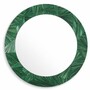 Casa Padrino Luxus Spiegel Gr�n  120 cm - Runder Wandspiegel - Luxus Qualit�t