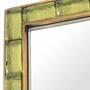 Casa Padrino Luxus Spiegel Gr�n / Vintage Messing H. 120 cm - Rechteckiger Wandspiegel