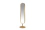 Casa Padrino Luxus Standspiegel Silber  45 x H. 175 cm - Standspiegel in ganzer K�rperh�he aus Edelstahl und Glas - Luxus Deko Accessoires