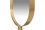 Casa Padrino Luxus Standspiegel Silber  45 x H. 175 cm - Standspiegel in ganzer K�rperh�he aus Edelstahl und Glas - Luxus Deko Accessoires