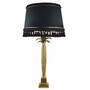 Casa Padrino Luxus Stehleuchte Palme Gold / Schwarz H. 83 cm - Luxus Leuchten 