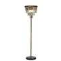 Casa Padrino Luxus Stehleuchte Gold  40 x H. 158 cm - Kristall Standleuchte