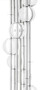 Casa Padrino Luxus Stehleuchte Silber / Wei�  48 x H. 176 cm - Designer Lampe mit Kristallglas - Luxus Wohnzimmer Lampe