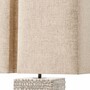 Casa Padrino Luxus Keramik Stehleuchte mit Lampenschirm Antik Wei� / Beige H. 165 cm