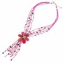Casa Padrino Luxus Damen Perlen Halskette Pink - Damenschmuck - Made in Italy