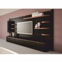 Casa Padrino Luxus TV Schrank Schwarz / Kupfer 430 cm - Wohnzimmer & Hotel M�bel