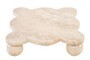 Casa Padrino Luxus Tablett 28 x 28 x H. 7,5 cm - Edles Tablett aus hochwertigem poliertem Onyx - Luxus Deko Accessoires