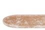 Casa Padrino Luxus Tablett Braun 50 x 25 x H. 1,7 cm - Rechteckiges Deko Tablett aus Kunstharz mit teebrauner Wirbeloptik - Luxus Deko Accessoires