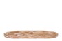 Casa Padrino Luxus Tablett Braun 60 x 30 x H. 1,7 cm - Gro�es rechteckiges Deko Tablett aus Kunstharz mit teebrauner Wirbeloptik - Luxus Deko Accessoires
