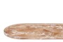Casa Padrino Luxus Tablett Braun 60 x 30 x H. 1,7 cm - Gro�es rechteckiges Deko Tablett aus Kunstharz mit teebrauner Wirbeloptik - Luxus Deko Accessoires