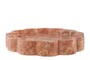 Casa Padrino Luxus Tablett Rosa  25 x H. 4 cm - Rundes Tablett Petal aus hochwertigem Pink Kalipare Marmor - Luxus Deko Accessoires