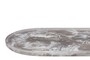 Casa Padrino Luxus Tablett Schwarz 50 x 25 x H. 1,7 cm - Rechteckiges Deko Tablett aus Kunstharz mit transparent schwarzer Wirbeloptik - Luxus Deko Accessoires