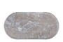 Casa Padrino Luxus Tablett Schwarz 60 x 30 x H. 1,7 cm - Gro�es rechteckiges Deko Tablett aus Kunstharz mit transparent schwarzer Wirbeloptik - Luxus Deko Accessoires