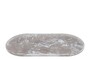 Casa Padrino Luxus Tablett Schwarz 60 x 30 x H. 1,7 cm - Gro�es rechteckiges Deko Tablett aus Kunstharz mit transparent schwarzer Wirbeloptik - Luxus Deko Accessoires