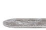 Casa Padrino Luxus Tablett Schwarz 60 x 30 x H. 1,7 cm - Gro�es rechteckiges Deko Tablett aus Kunstharz mit transparent schwarzer Wirbeloptik - Luxus Deko Accessoires