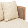 Casa Padrino Luxus Garten Sessel mit 2 Kissen Naturfarben - Hotel M�bel - Garten M�bel - Outdoor M�bel - Luxus M�bel
