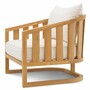 Casa Padrino Luxus Teakholz Garten Sessel Naturfarben - Teakholz Garten M�bel